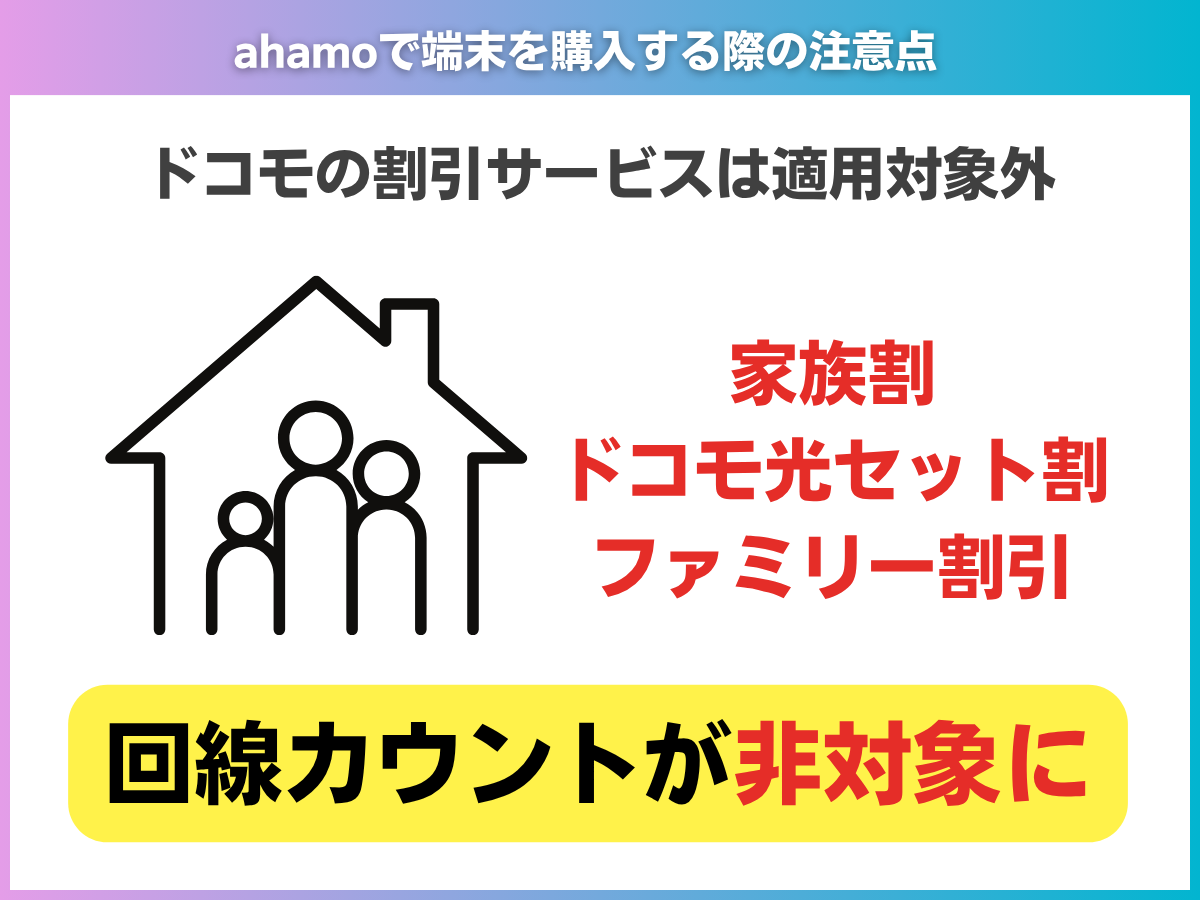 ahamoで端末を購入する際の注意点3