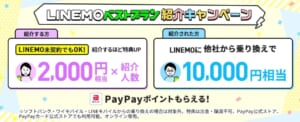 LINEMOベストプラン紹介キャンペーン