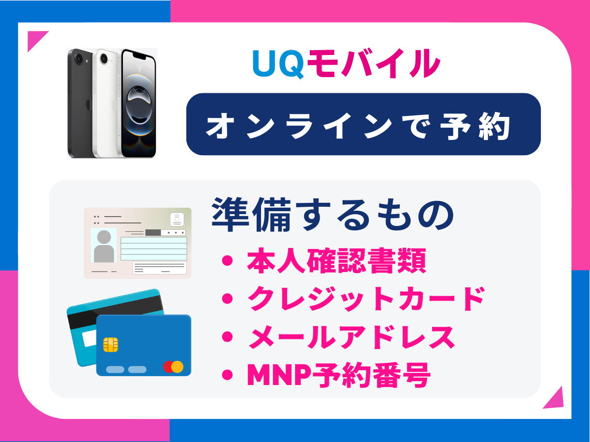 UQモバイルへの乗り換えで必要なモノ