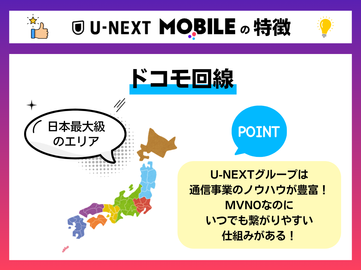 U-NEXT MOBILEの特徴を解説
