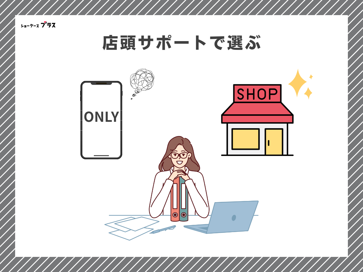 10GB使える格安SIMの選び方（店舗サポート）