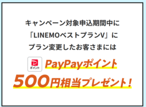LINE スタンプ プレミアム for LINEMO「LINEMO ベストプランV」追加記念キャンペーン