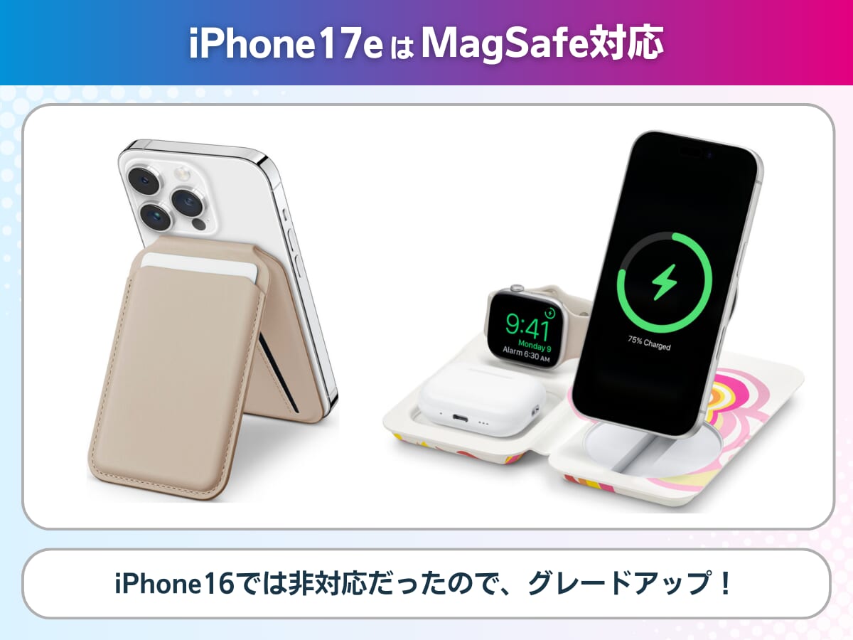 iPhone17eのMagSafeを解説