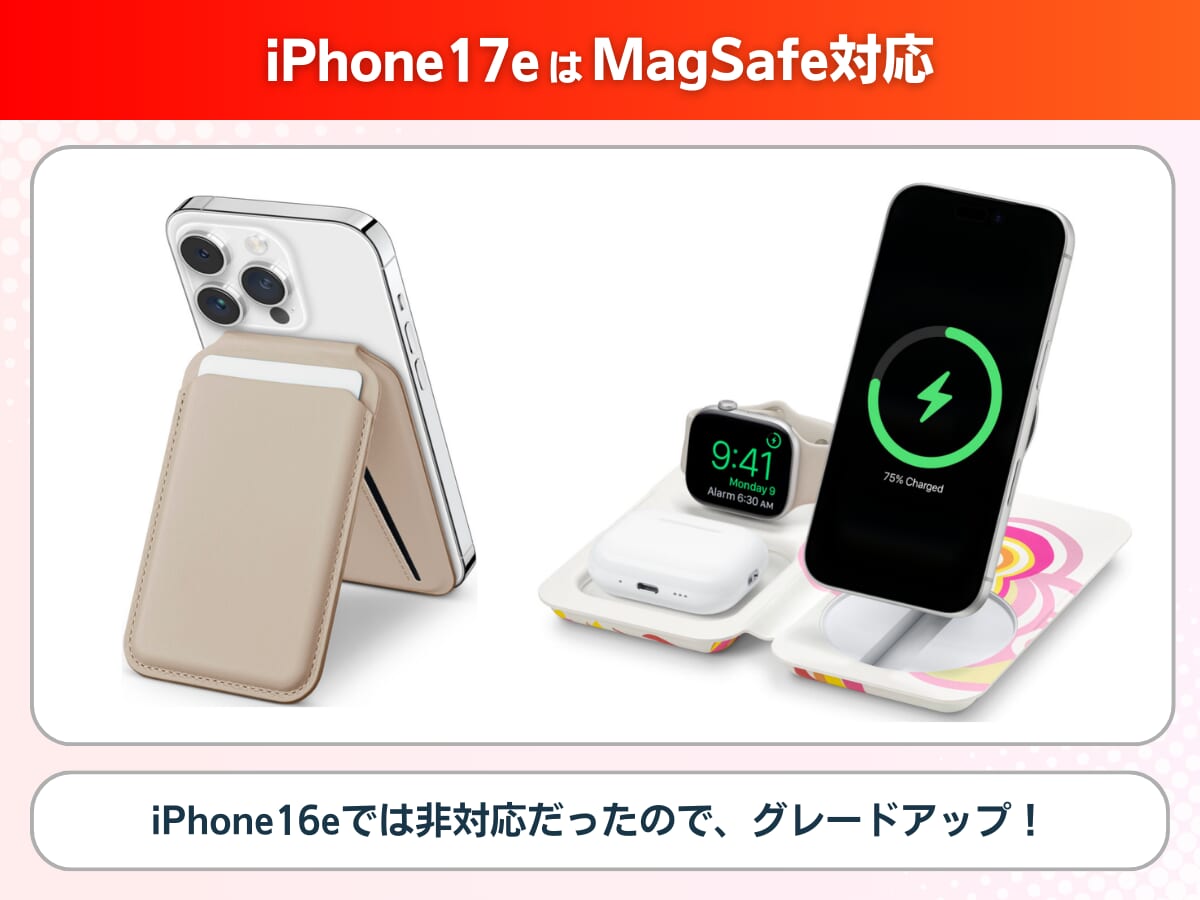 iPhone17eのMagSafeを解説