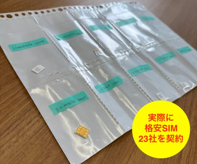格安SIMを契約