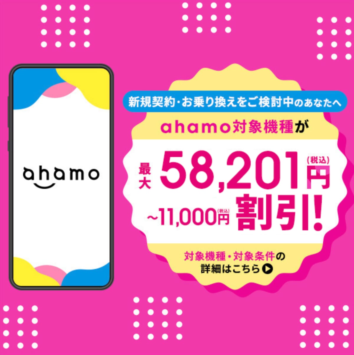 ahamoの5G WELCOME割の解説