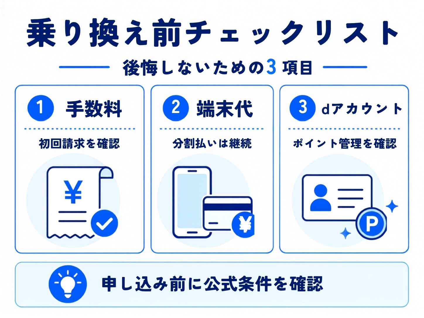 ahamoからUQモバイルへ乗り換える注意点