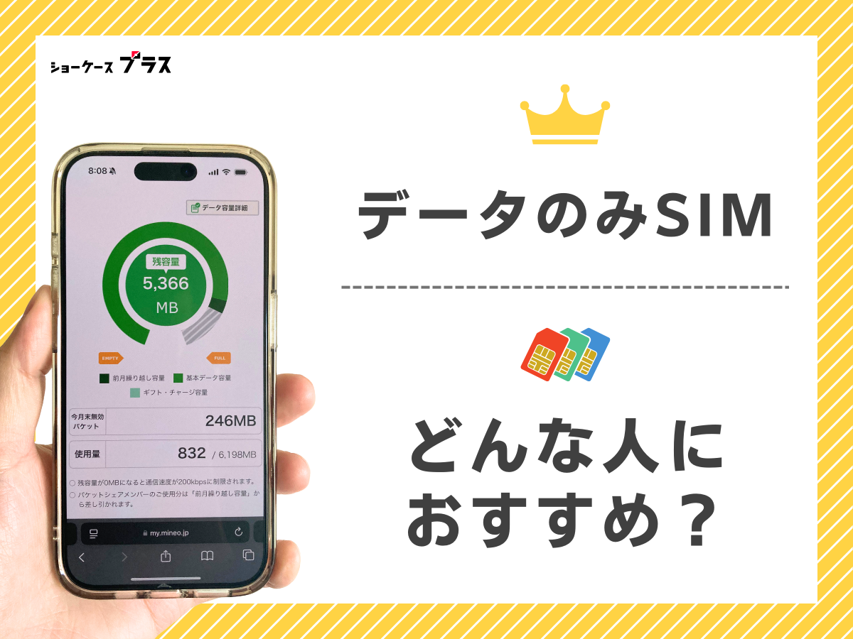 データのみの格安SIMはどんな人におすすめか解説