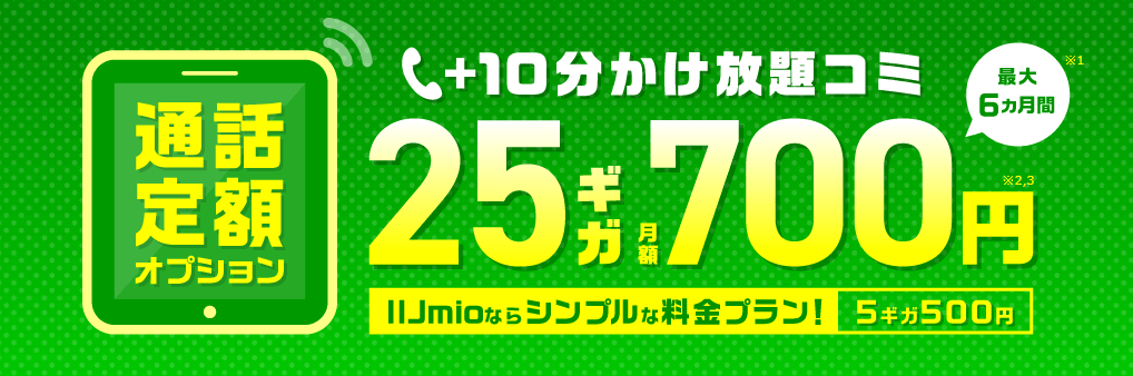 ハッピープライスキャンペーン【通話定額オプション割引】