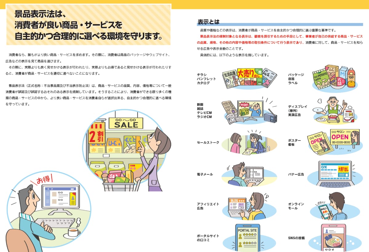 景品表示法(ステルスマーケティング規制)の詳細