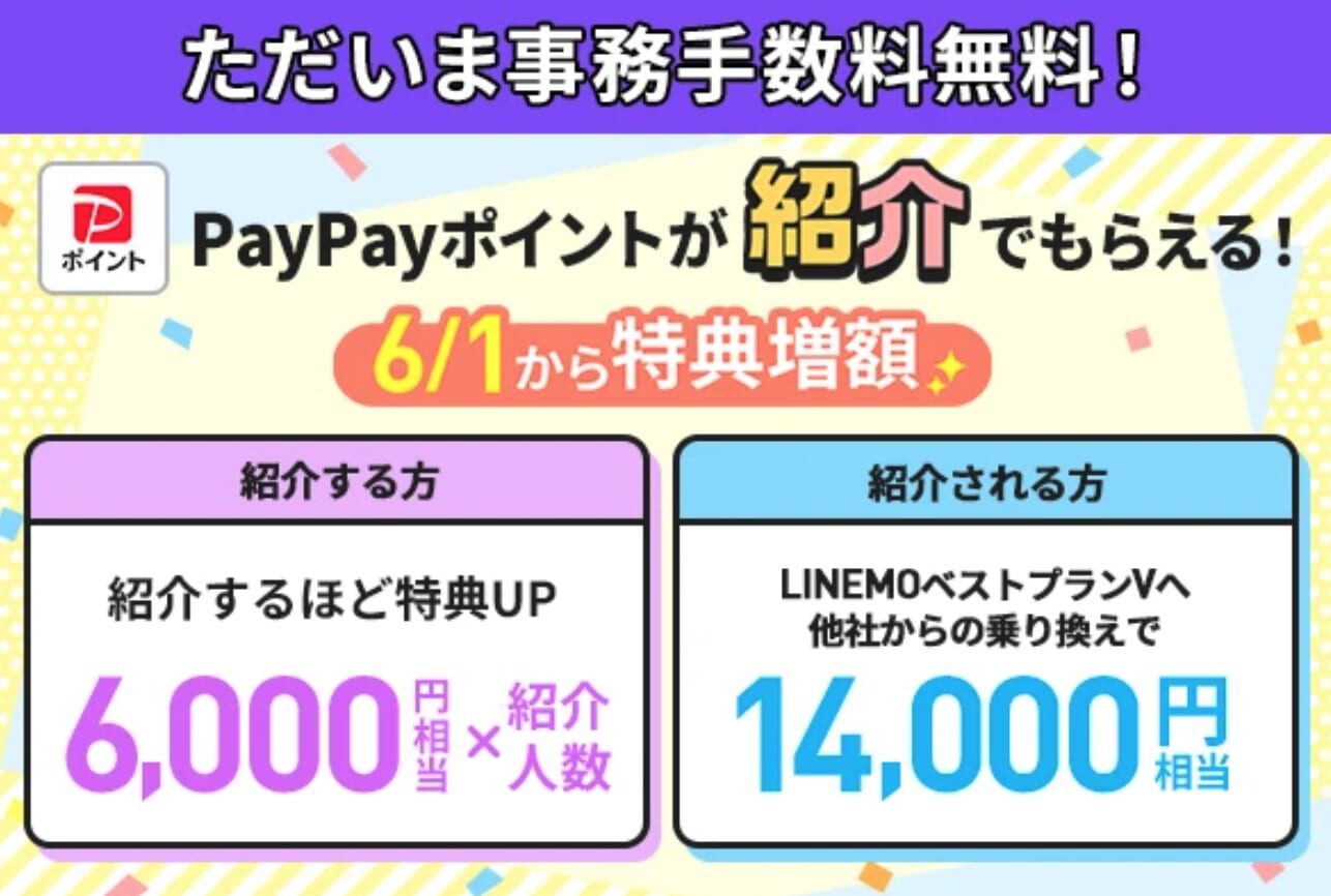 LINEMO紹介キャンペーン