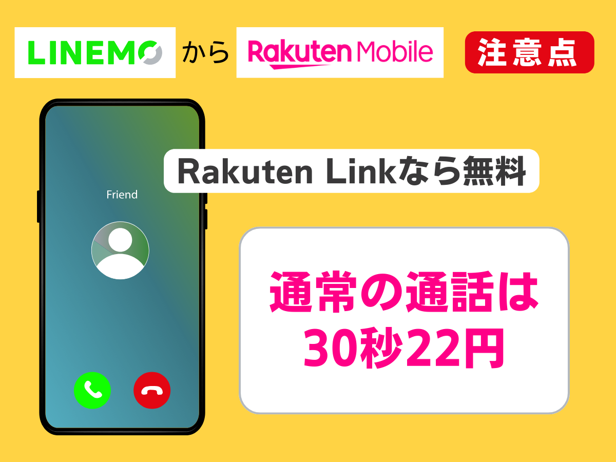 LINEMOから楽天モバイルへ乗り換える注意点