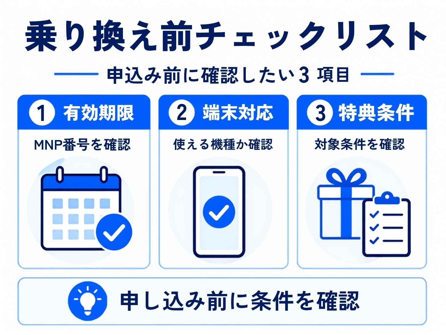 LINEMOからUQモバイルへ乗り換える注意点3個