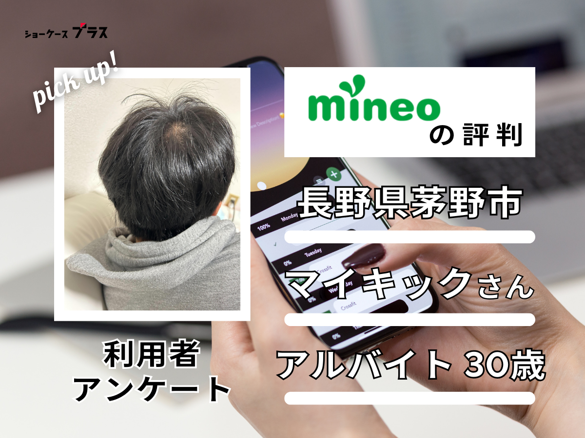 mineo利用者の評判1人目
