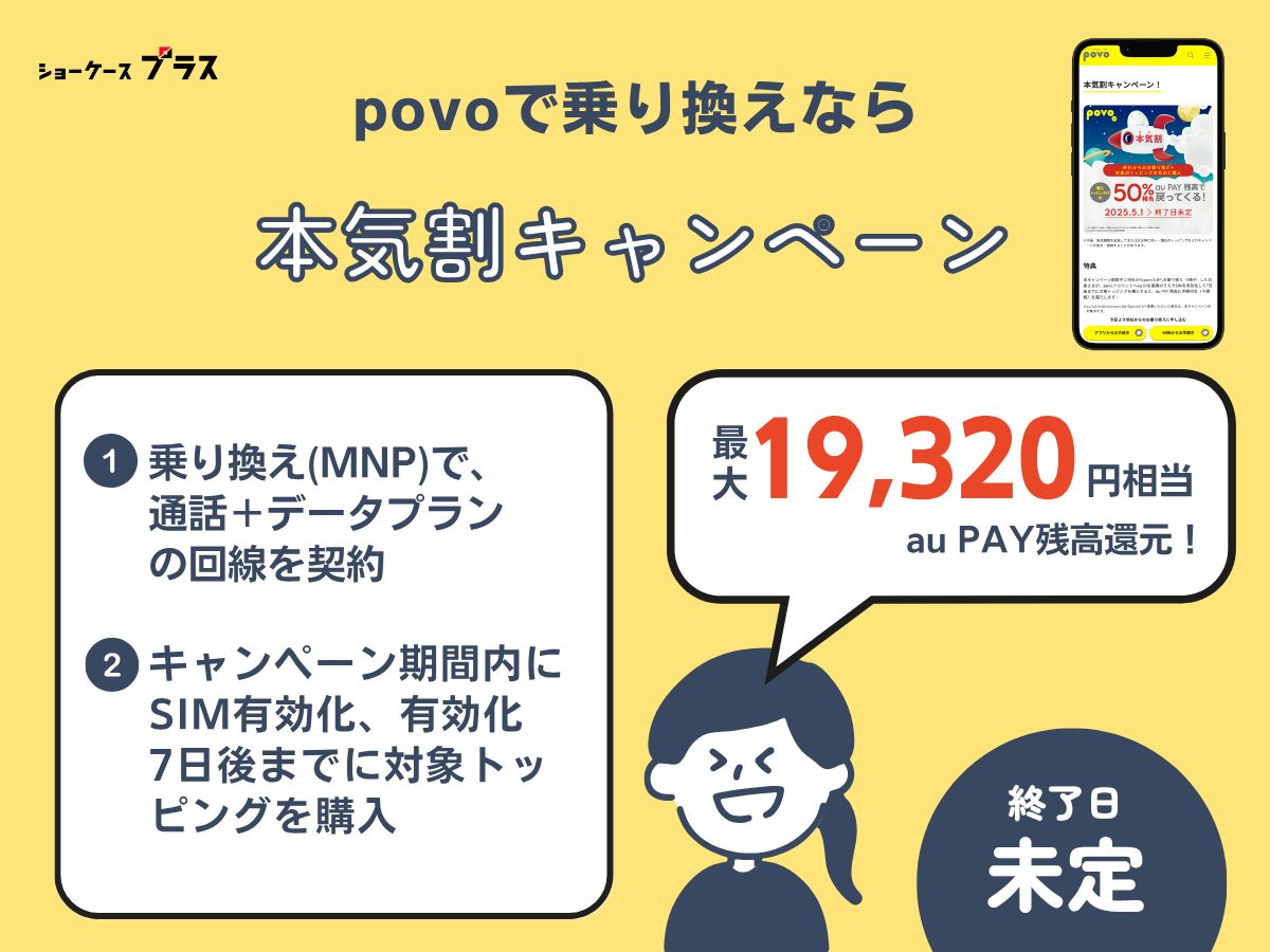 povoの本気割キャンペーンを解説