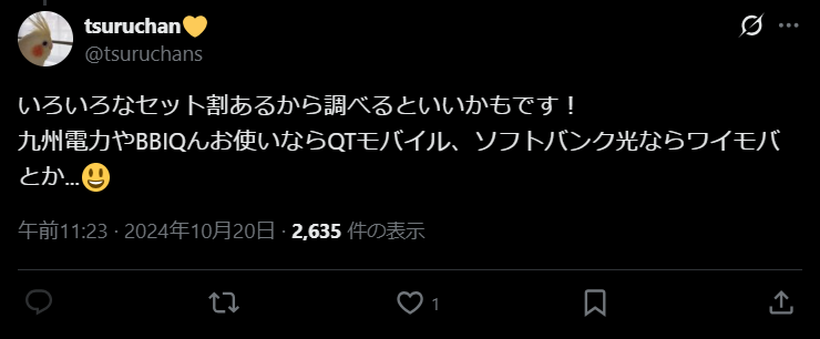 QTモバイル 評判5