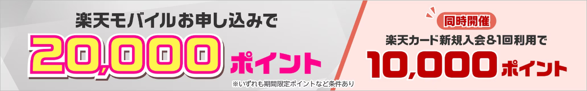 マジ得フェスティバルと併用できる「楽天カード申し込み特典」を解説