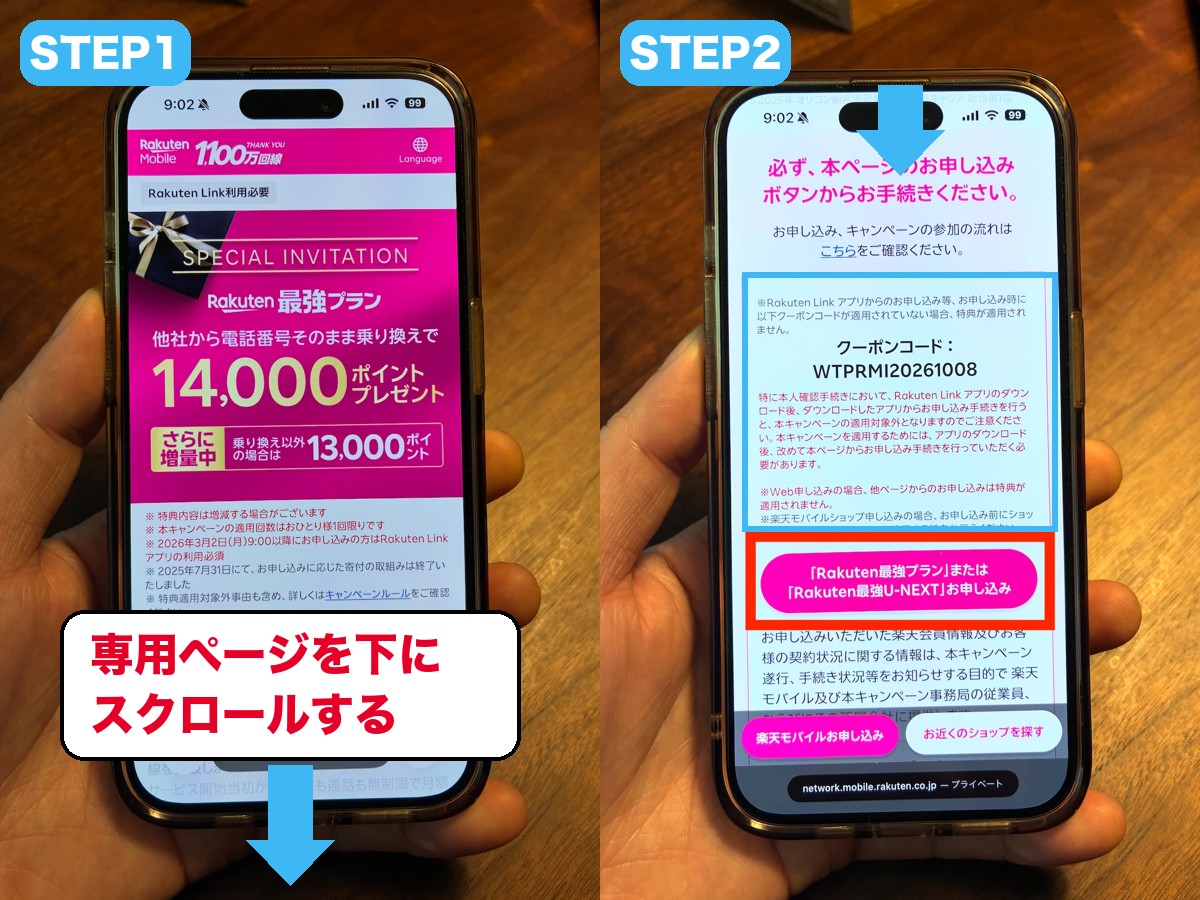 三木谷キャンペーンの適用条件を実機で解説