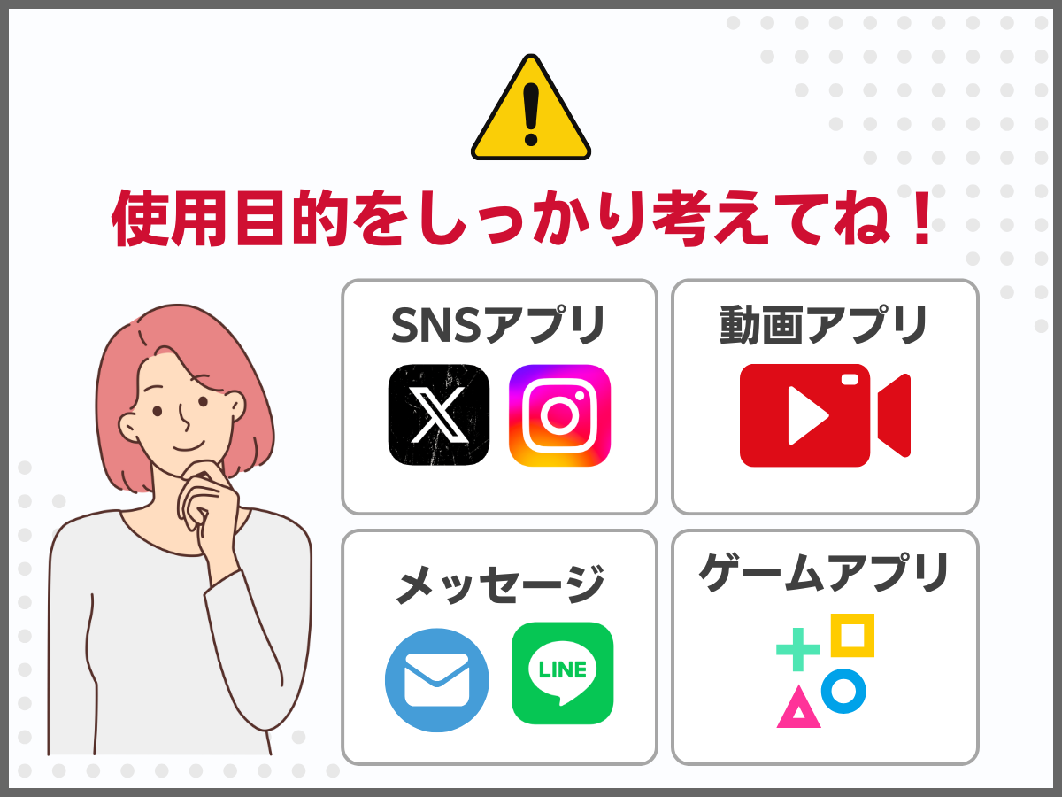 格安SIMの選び方!使用目的に合わせて選ぶ
