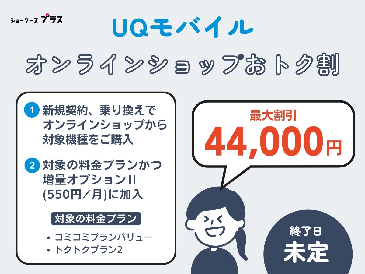 UQモバイルオンラインショップおトク割を解説