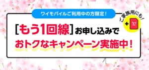 ワイモバイル　もう1回線