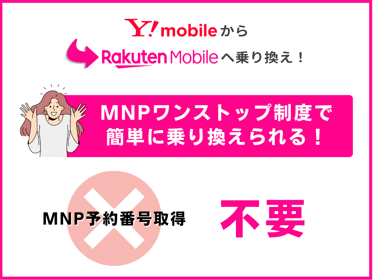 ワイモバイルから楽天モバイルへ乗り換える方法を解説